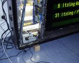 FGISSU eingebaut in einem AEG-MIS LCD Display f�r den O-Bus-Bahnhof in Salzburg, direkt vor dem �BB-Bahnhof